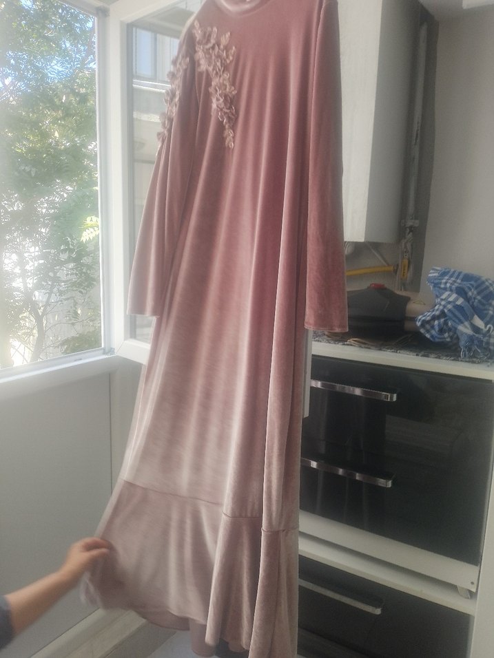 Alvin toz  Pembe elbise - Görsel 4