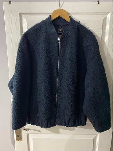 Zara lacivert kase ceket