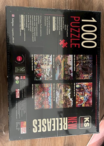 1000 Parça Çok Renkli Puzzle (art gallery) - Görsel 2