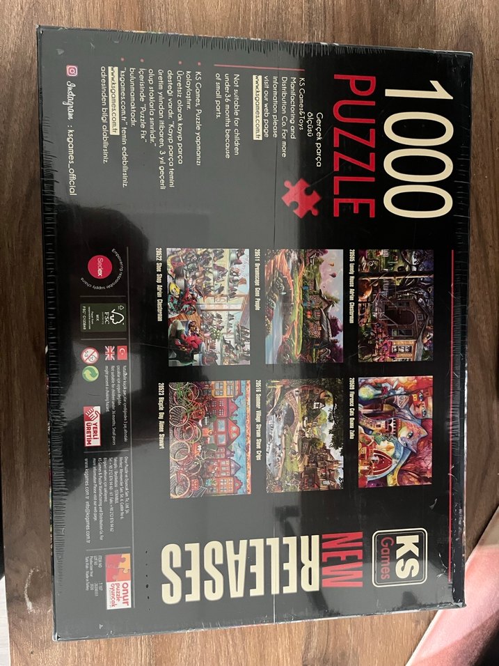 1000 Parça Çok Renkli Puzzle (art gallery) - Görsel 2