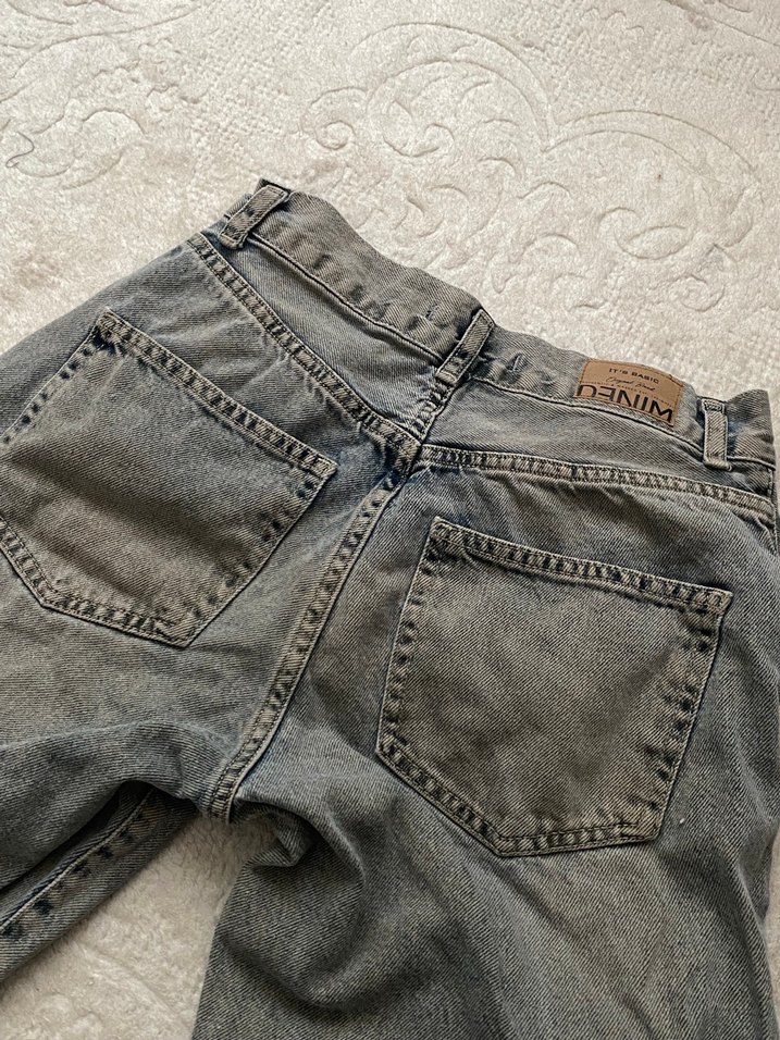 düşük bel baggy pantolon - Görsel 5