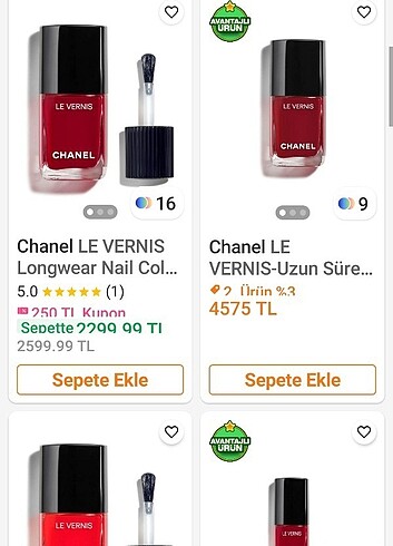 Chanel kırmızı oje 