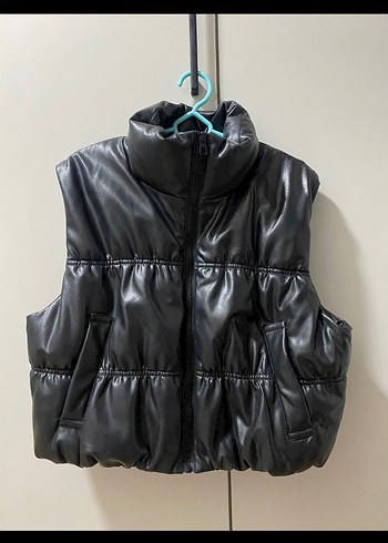 H&M Deri Şişme Yelek/Ceket - Görsel 2