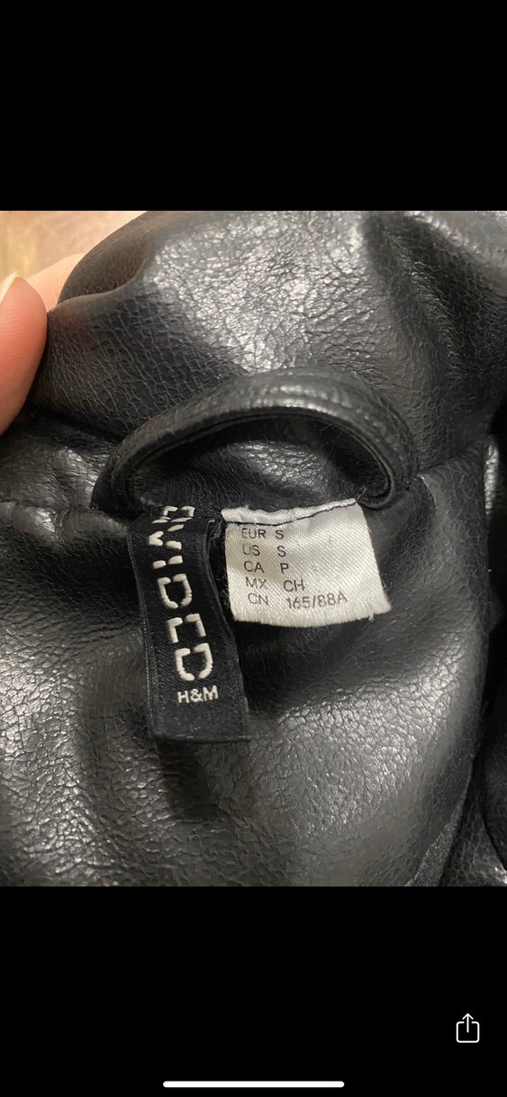 H&M Deri Şişme Yelek/Ceket - Görsel 3