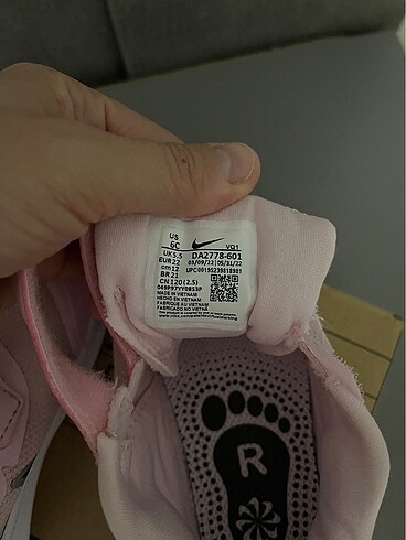 23 Beden pembe Renk Çocuk Nike ayakkabı