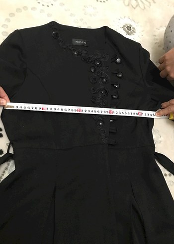 Düğmeli Siyah Uzun Kollu  Elbise ölçülerini isteyene atarım - Görsel 7
