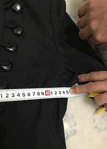 Düğmeli Siyah Uzun Kollu  Elbise ölçülerini isteyene atarım - Görsel 8