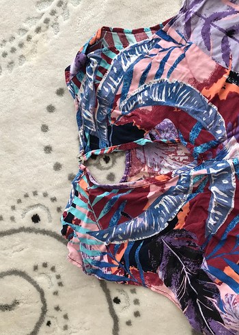 Diğer Renkli Batik Desenli Tunik