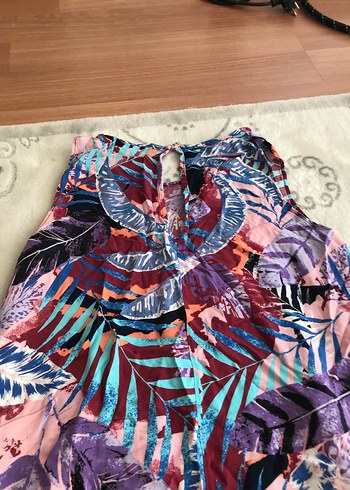 xl Beden çeşitli Renk Renkli Batik Desenli Tunik