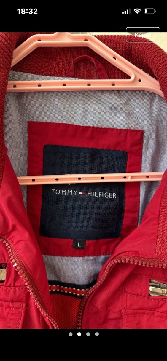 Kırmızı Fermuarlı Erkek Midi Mont - Görsel 3