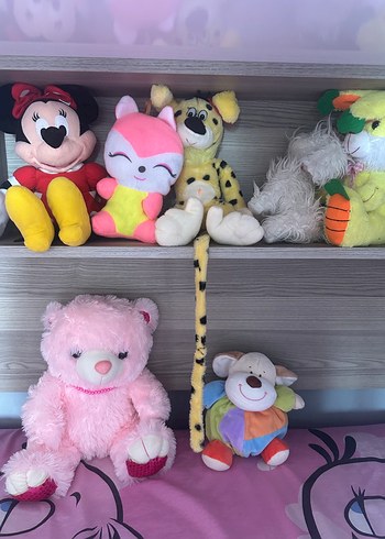 Renkli Pembe Peluş Oyuncak