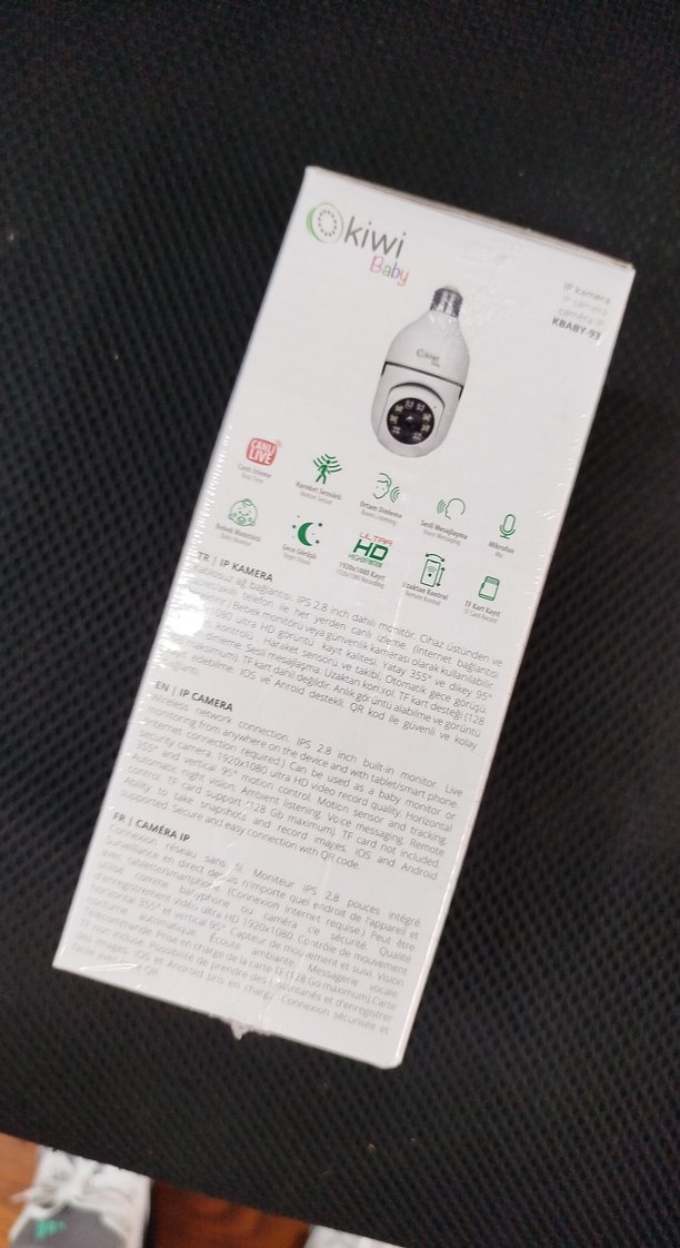 Okiwi Baby Beyaz Bebek Kamerası - Görsel 2