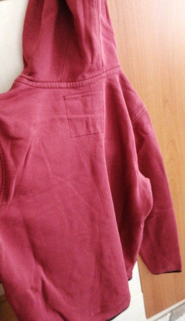 Bordo Fermuarlı erkek Sweatshirt - Görsel 5