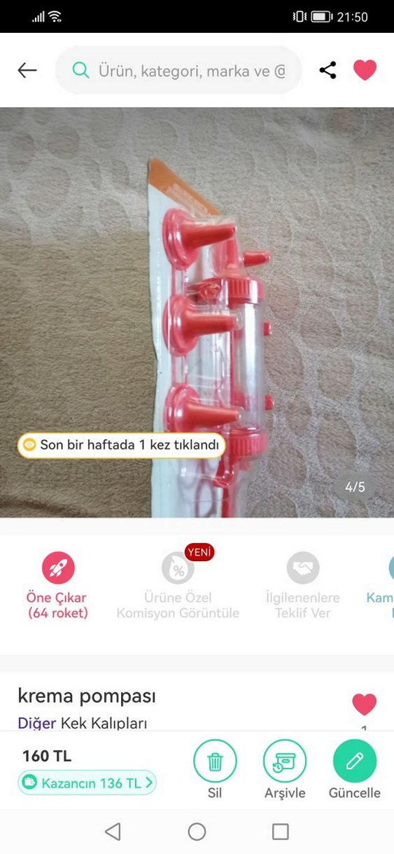 Diger Pembe Renkli Plastik Mutfak Aracı Seti - Görsel 3