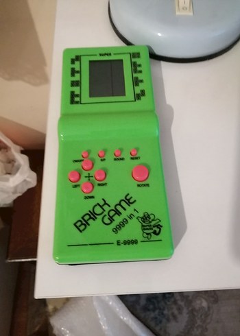 Renkli Yeşil Brick Game Konsolu - Görsel 2