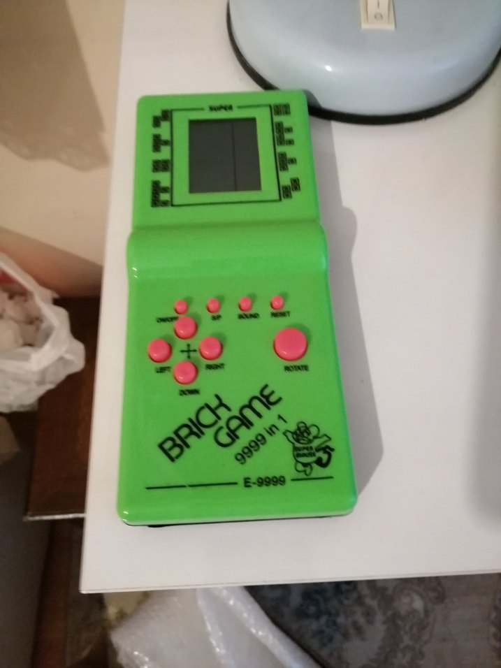 Renkli Yeşil Brick Game Konsolu - Görsel 2