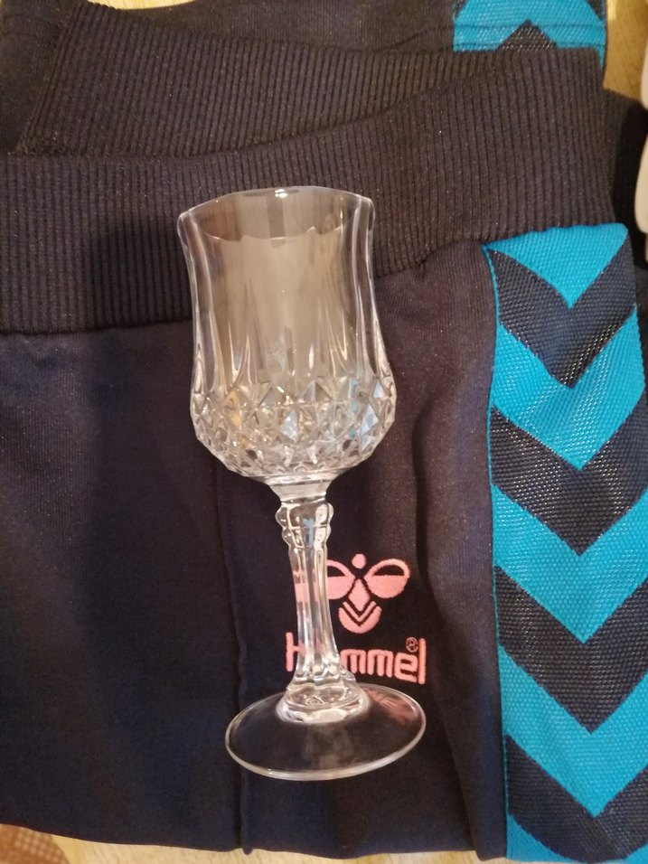 Beyaz Ayaklı Kristal Kadeh 5 adet - Görsel 4