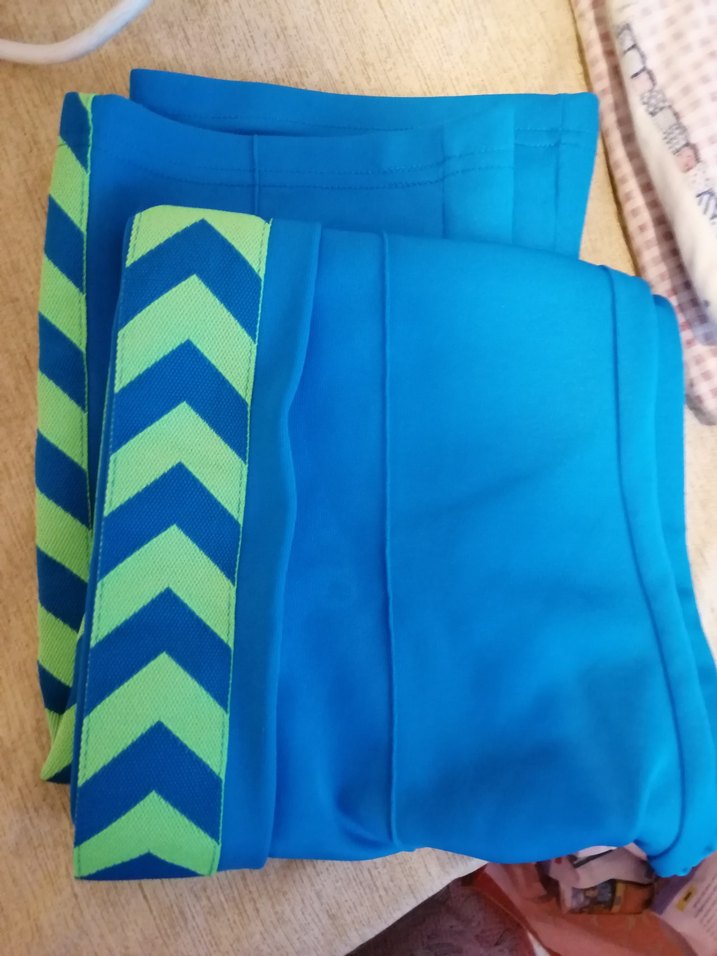 Mavi Fermuarlı Kadın Kumaş Pantolon - Görsel 2