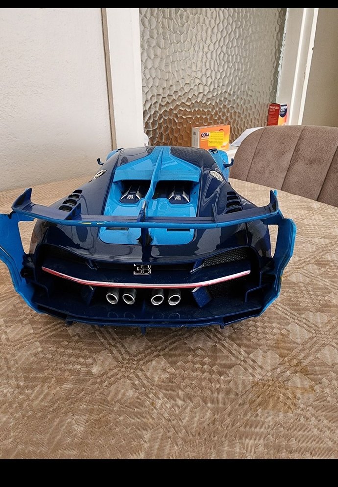 Koyu Mavi Oyuncak Araba - Görsel 2