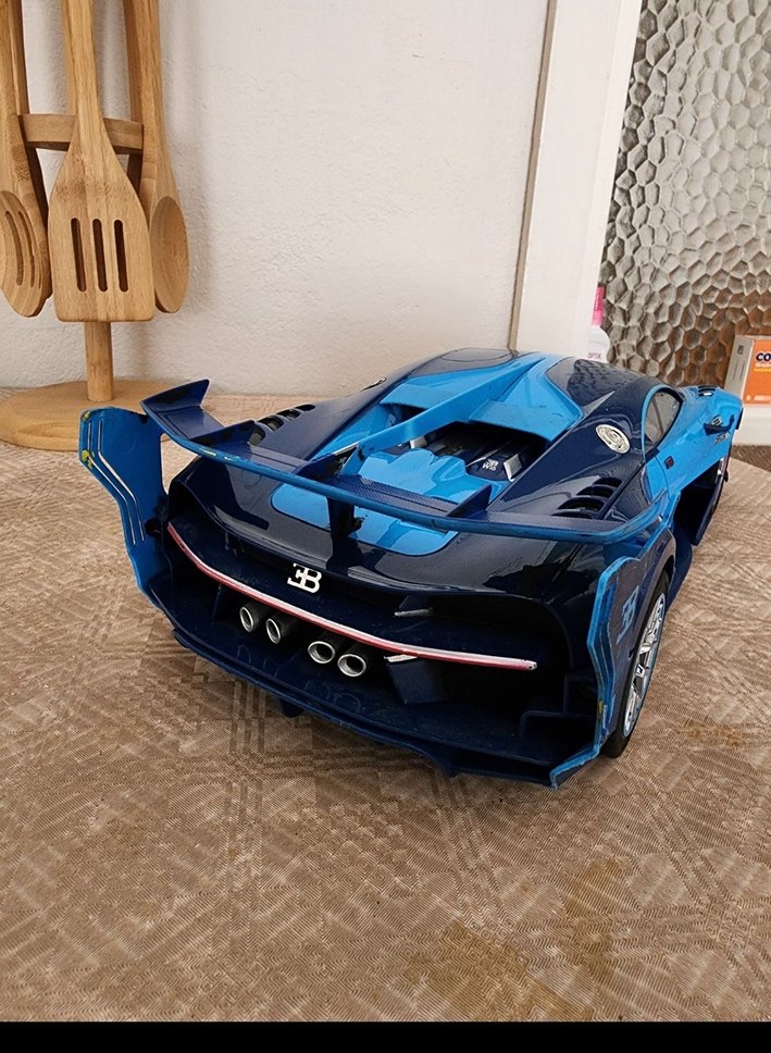 Koyu Mavi Oyuncak Araba - Görsel 3