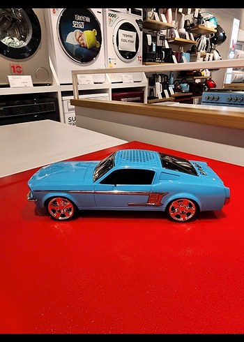 Parlak Mavi Oyuncak Araba ses bombas - Görsel 3