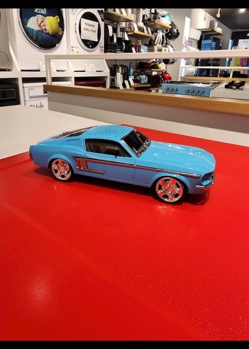 Parlak Mavi Oyuncak Araba ses bombas - Görsel 6