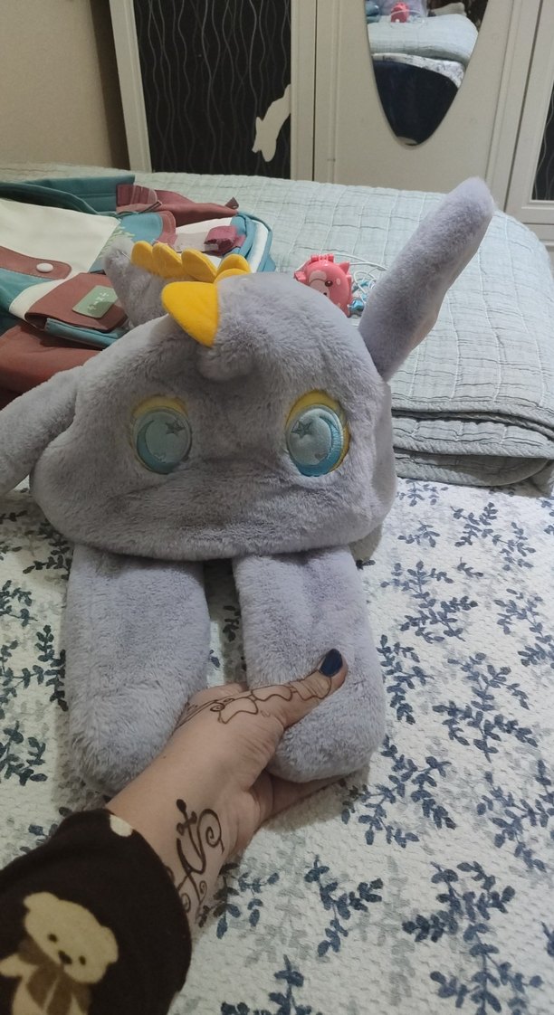 kulaklı çocuk şapkası - Görsel 4