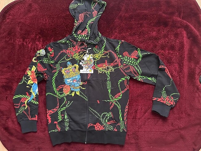Ed Hardy kapşonlu üst