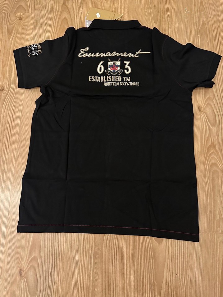 Camp David Siyah Polo Tişört — görsel 5/6