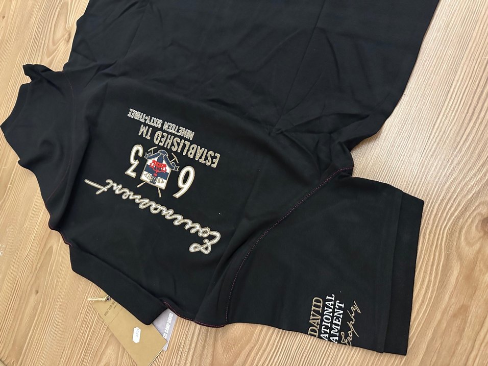 Camp David Siyah Polo Tişört — görsel 6/6