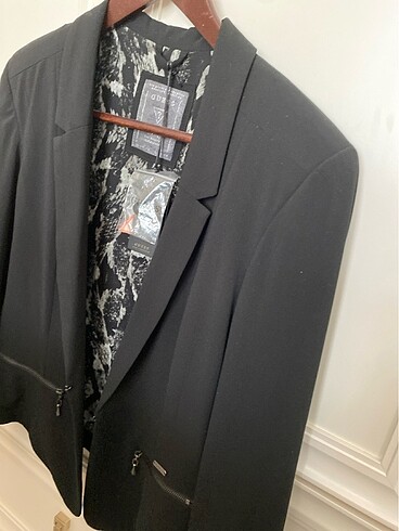 s Beden siyah Renk Guess sıfır etiketli Blazer Ceket