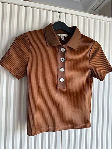H&M Yakalı Tshirt