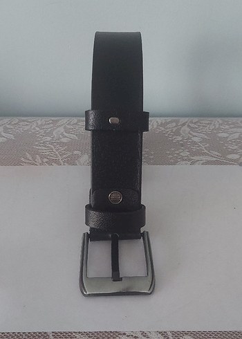 Deri Siyah Erkek Kemer - Görsel 5