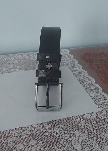 Deri Siyah Erkek Kemer - Görsel 3