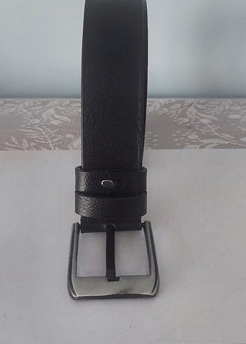 Deri Siyah Erkek Kemer - Görsel 4