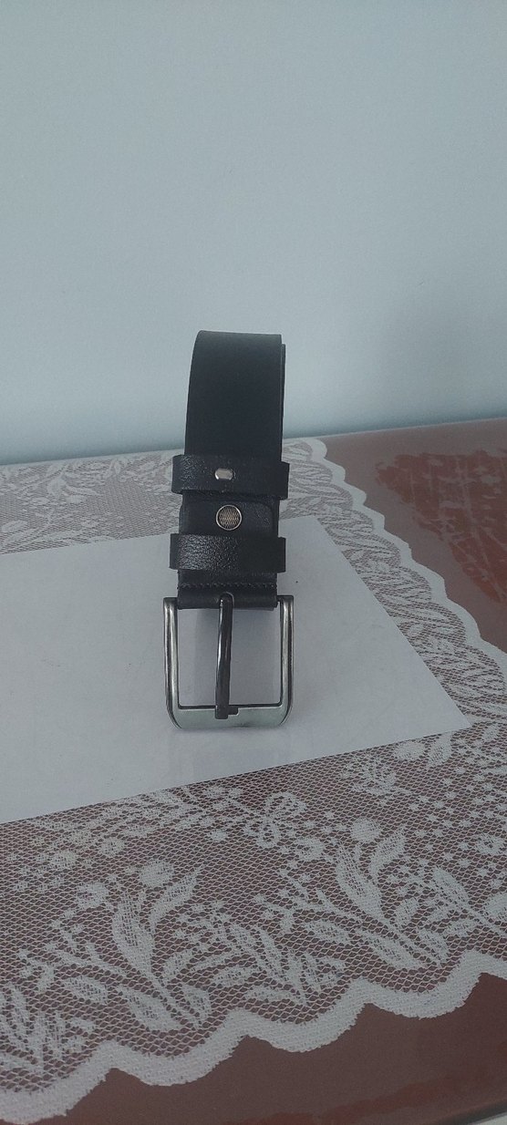 Deri Siyah Erkek Kemer - Görsel 3