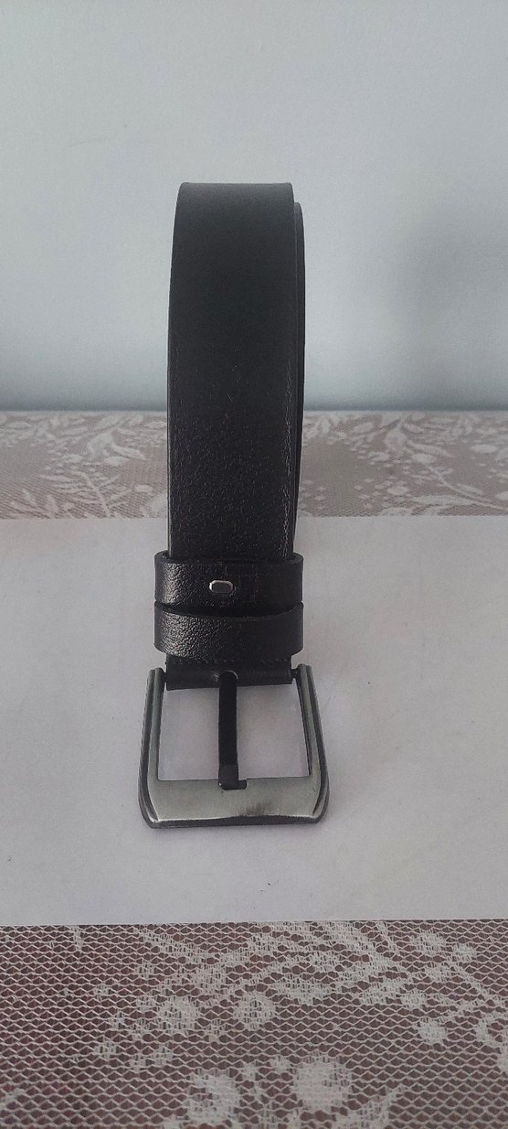 Deri Siyah Erkek Kemer - Görsel 4