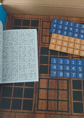 Ahşap Sudoku Zeka Mantık Strateji Oyunu - Görsel 4