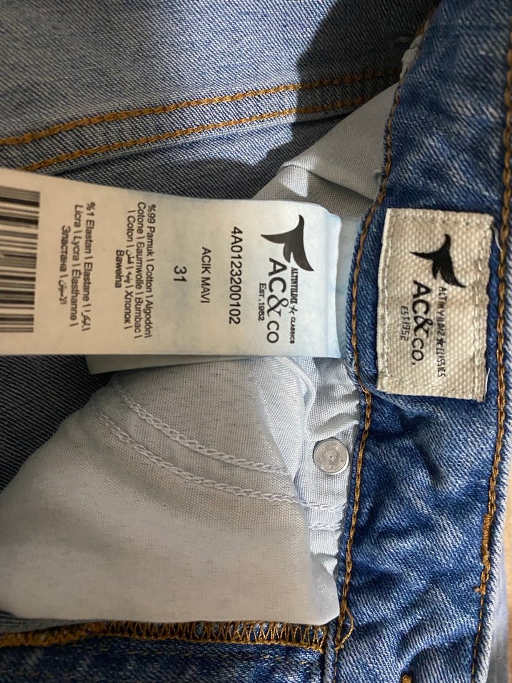 kadın kot pantolon - Görsel 2