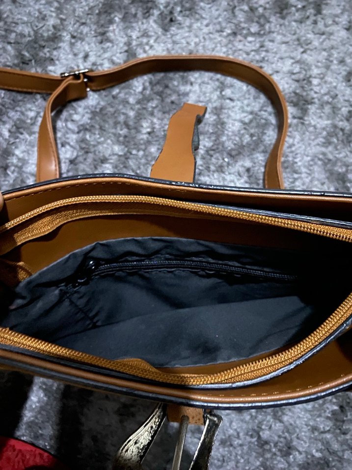 Kahverengi Tokalı kol çantası - Görsel 2