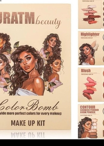 Bej Profesyonel Göz Farı Paleti - Görsel 2