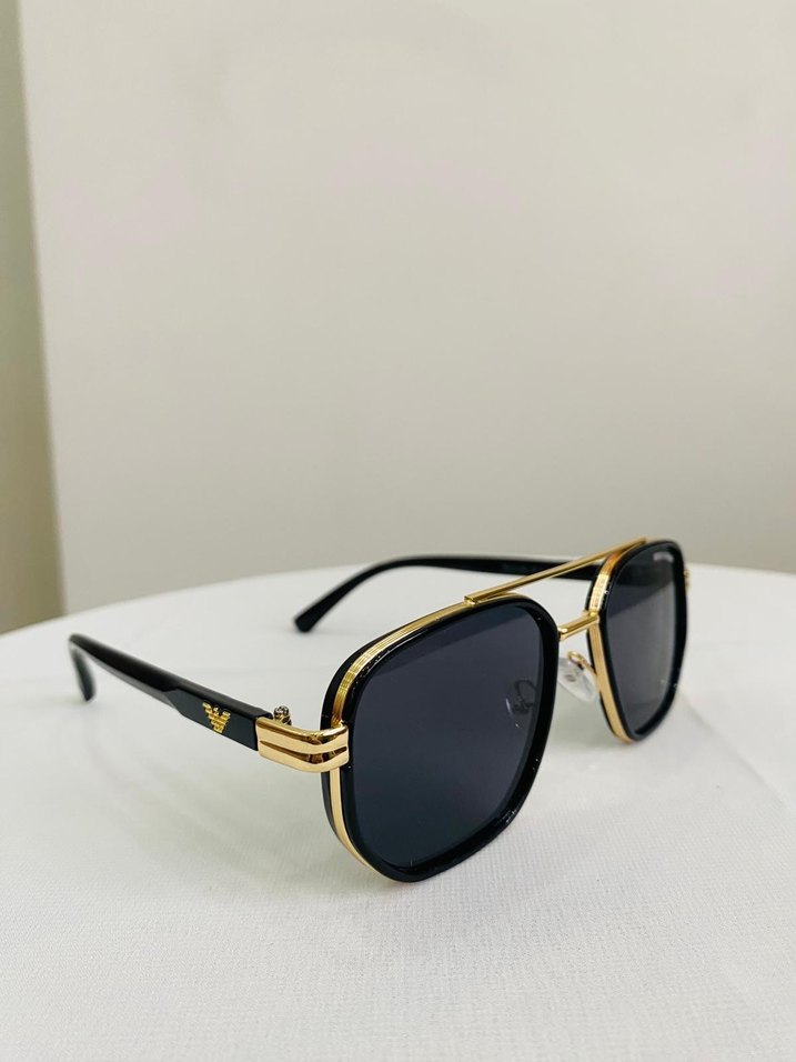 Erkek Klasik Siyah Güneş Gözlüğü - Görsel 2