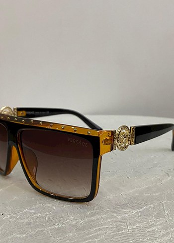 Versace Kahverengi Kemerli Kadın Güneş Gözlüğü - Görsel 3