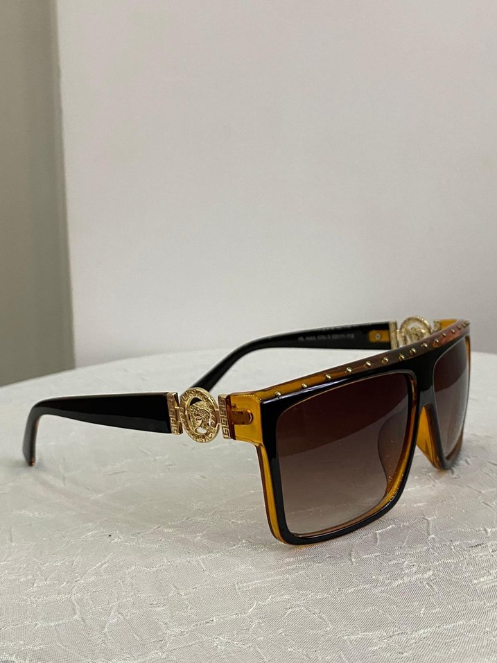 Versace Kahverengi Kemerli Kadın Güneş Gözlüğü - Görsel 4