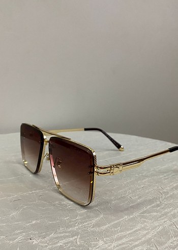 Klasik Şeffaf Kahverengi Kadın Güneş Gözlüğü - Görsel 4