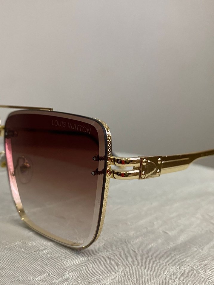 Klasik Şeffaf Kahverengi Kadın Güneş Gözlüğü - Görsel 2