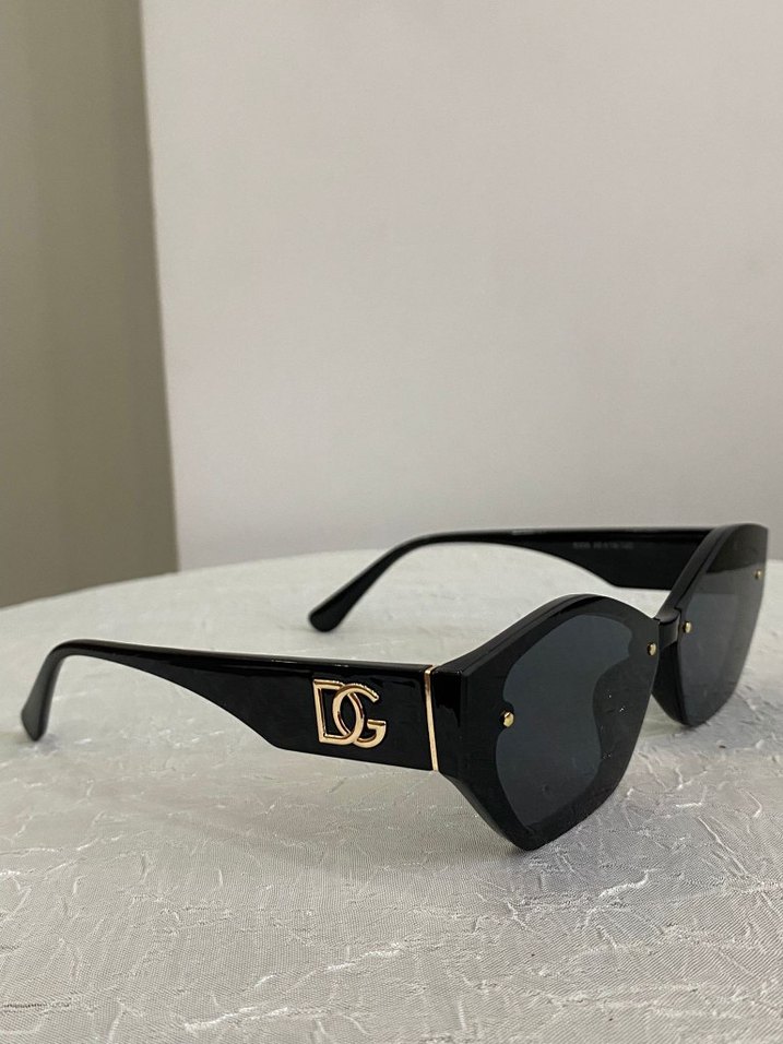 Klasik Siyah Gotik Kadın Güneş Gözlüğü - Görsel 2