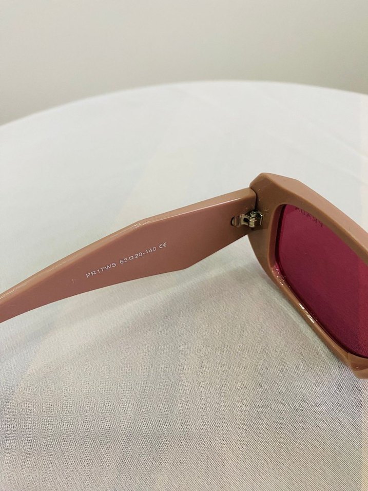 Bej Prada Kadın Gözlüğü, Pastel Tonlar - Görsel 4