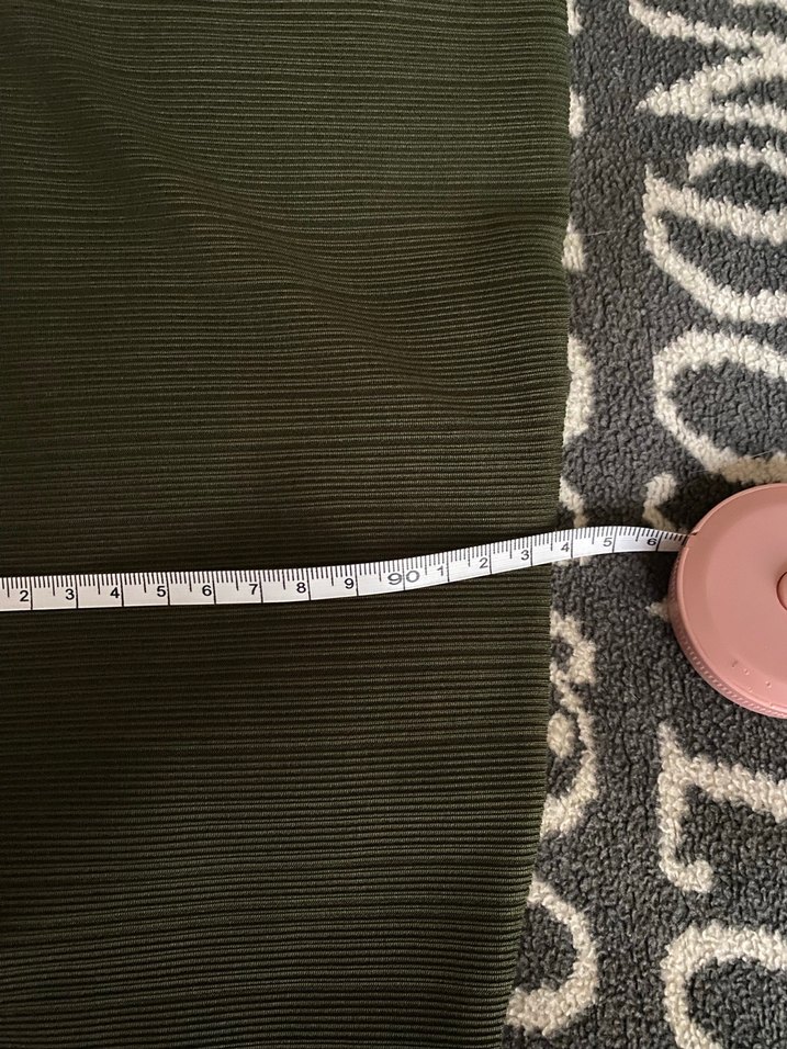 Düğmeli Uzun Kollu Haki Kadın Tunik takım pantolon - Görsel 2