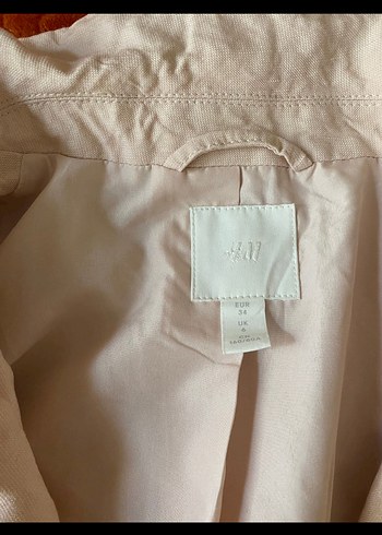 Kadın Keten Düğmeli  Blazer - Görsel 2